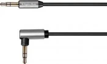 Kabllo audio Kruger&amp;Matz KM1242, Jack 3.5mm në Jack 3.5mm, 1m, argjendi