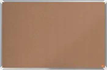 Tapet njoftimesh Nobo Premium Plus 1915180, 90x60cm, kornizë alumini, kafe