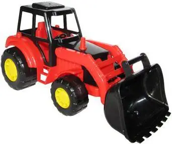 Lodër traktor Polesie, i kuq