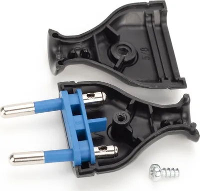 Prizë e drejtë e sheshtë WT-1, 2P, 2.5A 250V, IP20, e zezë - 4