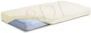 Çarçaf fitted Matex Premium Terry, 90x200 cm, frotir, krem i çelët