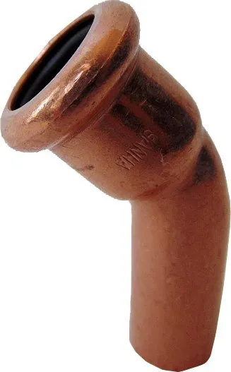 Bashkues këndor bakri Sanha Cu 15, Press, 45° - 2