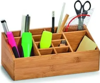 Organizues druri Zeller, bambu, 25.4x12x10cm, natyral