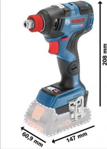 Vidhosëse goditëse Bosch GDX 18V-200 C, 18V, 200Nm, pa furça