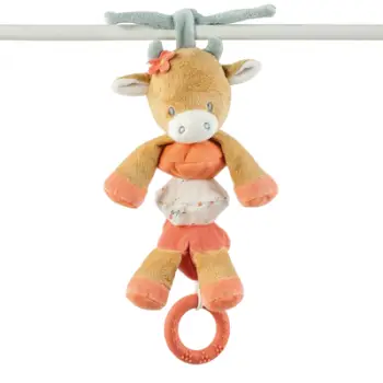 Loder vibruse Cow Mila- 25 cm - Dark warm beige