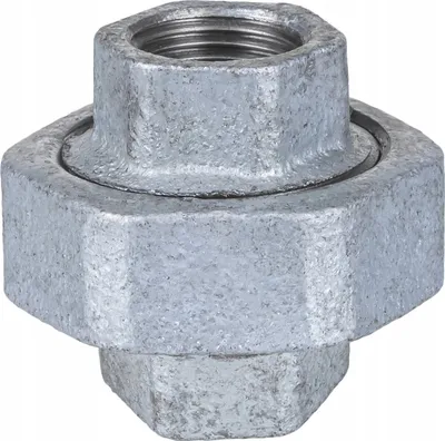Bashkues i drejtë AGAFLEX U1, 3/4", i galvanizuar - 2