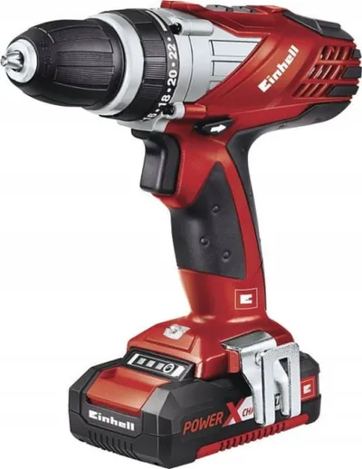 Vidërrues pa kabllo Einhell TE-CD 18/40, 18V, bateri 2.5Ah, i kuq - 2