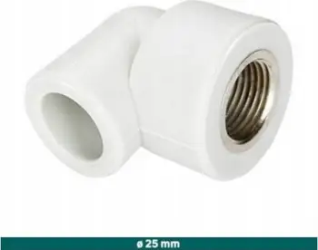 Kënd lidhës PP-R Alkotest KW2512, 25mm, 1/2", i gjelbër