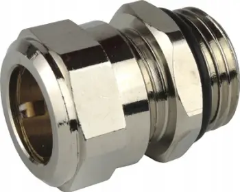 Bashkues kompresioni TECE Quetsch-Type, 15mm x 1/2", metalik