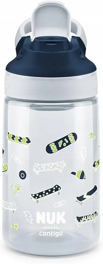 Shishe për fëmijë NUK Contigo Sippy Cup, me termus, 0.42L, shumëngjyrëshe