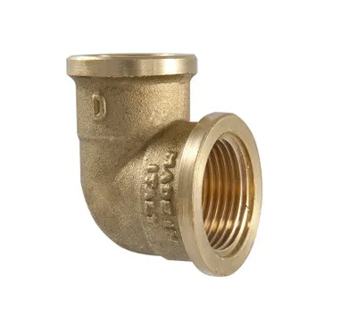 Kënd metalik TDM Brass ELBOW 20012, 1/2", mesing - 1