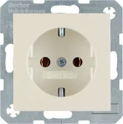 Prizë Hager Schuko Berker S.1, 16A, IP20, krem - 1