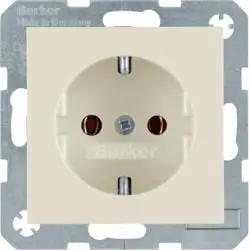 Prizë Hager Schuko Berker S.1, 16A, IP20, krem