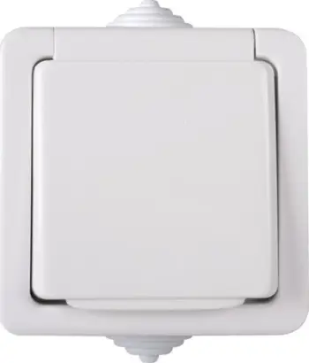 Prizë hermetike Kanlux TEKNO Single 33496, 16A 250V, IP54, e bardhë