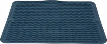 Tapet tharës enësh Ultra Clean, 40x30 cm, plastikë gomëzuar, blu