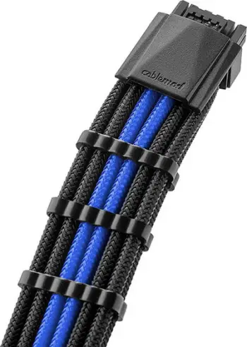 Kabllo CableMod C-Series PRO ModMesh 12VHPWR në 3x PCI-e për Corsair, 60cm, zi e kaltër