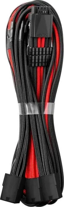 Kabllo CableMod PRO ModMesh 12VHPWR në 3x PCI-e, 45cm, zi e kuqe