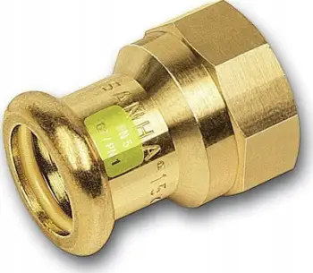 Bashkues tranzicioni për gaz Sanha Press, 22x1/2", bakër