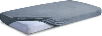 Çarçaf me lastik jersey me lycra, 150/160x190/200x30 cm, gri