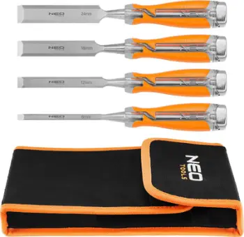 Set daltash druri Kraft, 4 copë, 6 12 18 24mm, dorezë dykomponentëshe