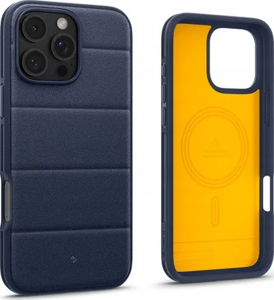 Mbrojtëse telefoni Caseology by Spigen Athlex MagSafe për iPhone 16 Pro, Active Navy, blu - 2