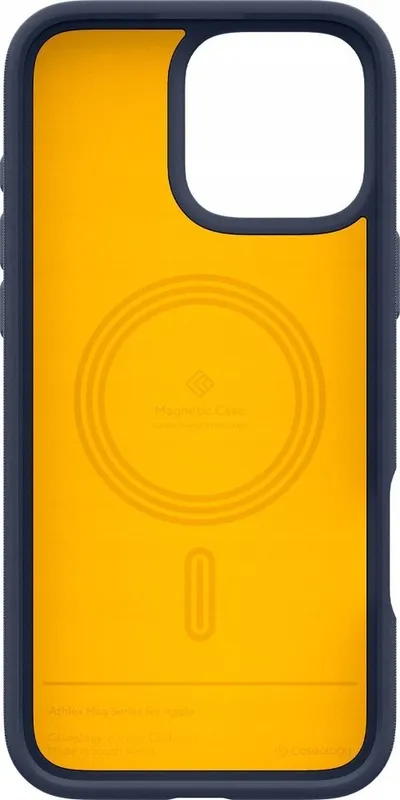 Mbrojtëse telefoni Caseology by Spigen Athlex MagSafe për iPhone 16 Pro, Active Navy, blu - 5