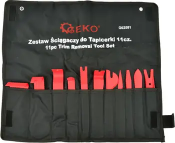 Set çmontimi tapicerie GEKO, 11 pjesë, plastikë rezistente, portokalli