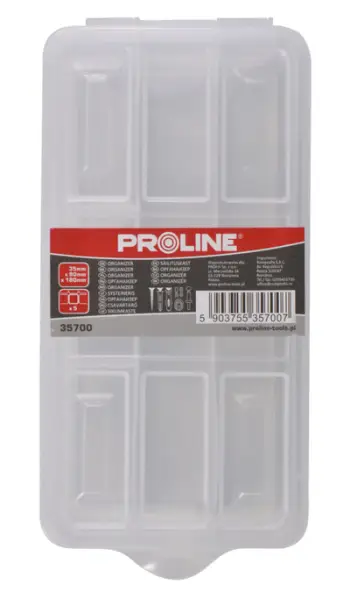Organizues me 6 ndarje Proline, 35x90x180 mm