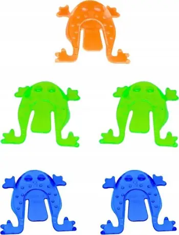 Loja me bretkosa Jumping Frogs Skill Game, me tas me ngjyra, për fëmijë 3+