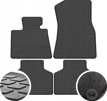 Tapeta gome për dysheme BMW X5 G05, dedikuara, set 4 copë, të zeza