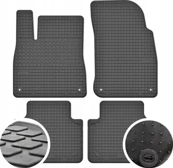 Tapeta gome për dysheme makine Gledring Audi Q7 II, set 4 copë, të zeza