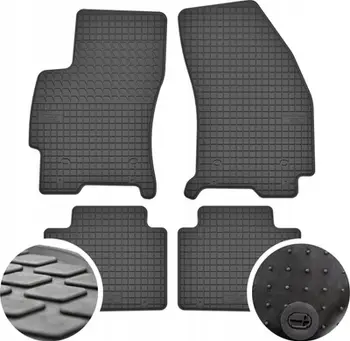 Tapeta gome për dysheme veture Ford Mondeo MK3 2000-2007, set 4 copë, të zeza