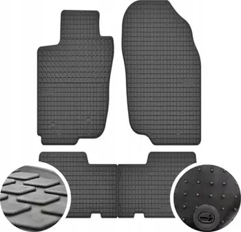 Tapeta gome për makinë Petex për Toyota RAV4 III 2006-2012, set 4 copë, të zeza