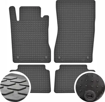 Tapete gome Mercedes-Benz E-Class W211, set 4 copë, 2002-2009, të zeza