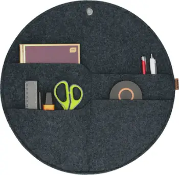 Organizues muri Bertoni Ee Wall Organizer Circle XL, rrethor me xhepa, 45cm, antracit