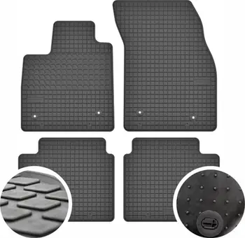Tapeta gome për dysheme makine Ford Focus MK4, set 4 copë, të zeza