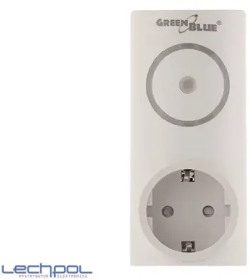 Prizë inteligjente WiFi GreenBlue GB109, 3680W, kontroll për kondicionerë, e bardhë