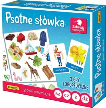 Loja edukative Adamigo Mischievous Words Hissing Sounds, për shqiptim, për fëmijë 5+