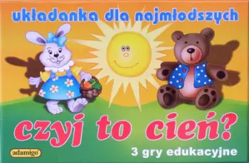 Loja edukative me puzzle Adamigo Whose Shadow Is It 5635, 48 pllaka, nga 4 vjeç, shumëngjyrëshe