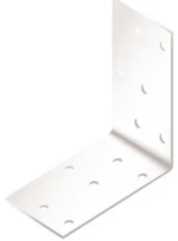 Këndore metalike Canyon ANGLE BRACKET 60x60x40x2.0, e bardhë