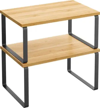 Organizues për erëza Oskar, raft druri, për banak kuzhine, ngjyrë dru natyral