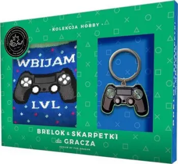 Set çorape dhe varëse çelësash Gamer, unisex, madhësia 41 46, shumengjyrëshe