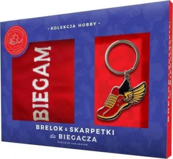 Set çorape dhe varëse çelësash Runner, madhësi 41-46, uniseks, shumëngjyrësh