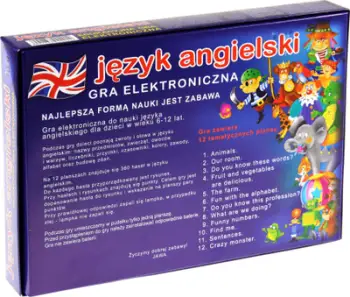 Loja elektronike edukative Jawa Game English, 12 tabela, 360 terma, shumëngjyrëshe