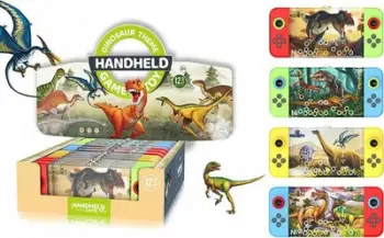 Loja me ujë për fëmijë No Name Dinosaur Water Game, set 12 copë, shumëngjyrëshe