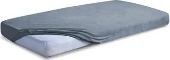 Çarçaf shtrati Matex Premium Terry me lastik, 180x200 cm, gri