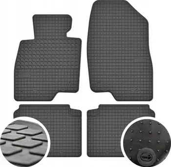 Tapete gome për makina Mazda 6 GJ, set 4 copë, me stoppers, të zeza
