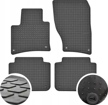 Tapetë gome për veturë Frogum, VW Touareg II 2010-2017, set 4 copë, të zeza