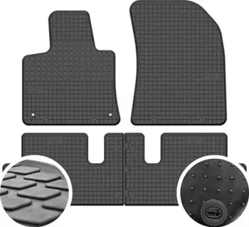 Tapete gome për veturë Citroen C4 Picasso II, set 4 copë, 2013-2021, të zeza