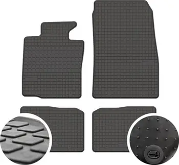 Tapete gome për veturë Mini Countryman, set 4 copë, për modele 2010-2016, të zeza
